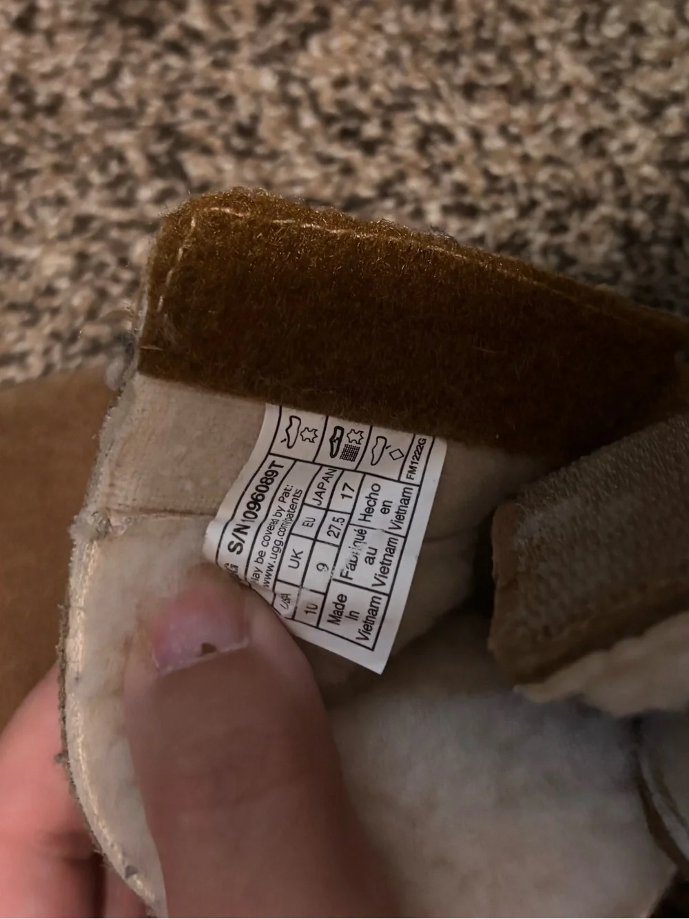 UGG soft suede